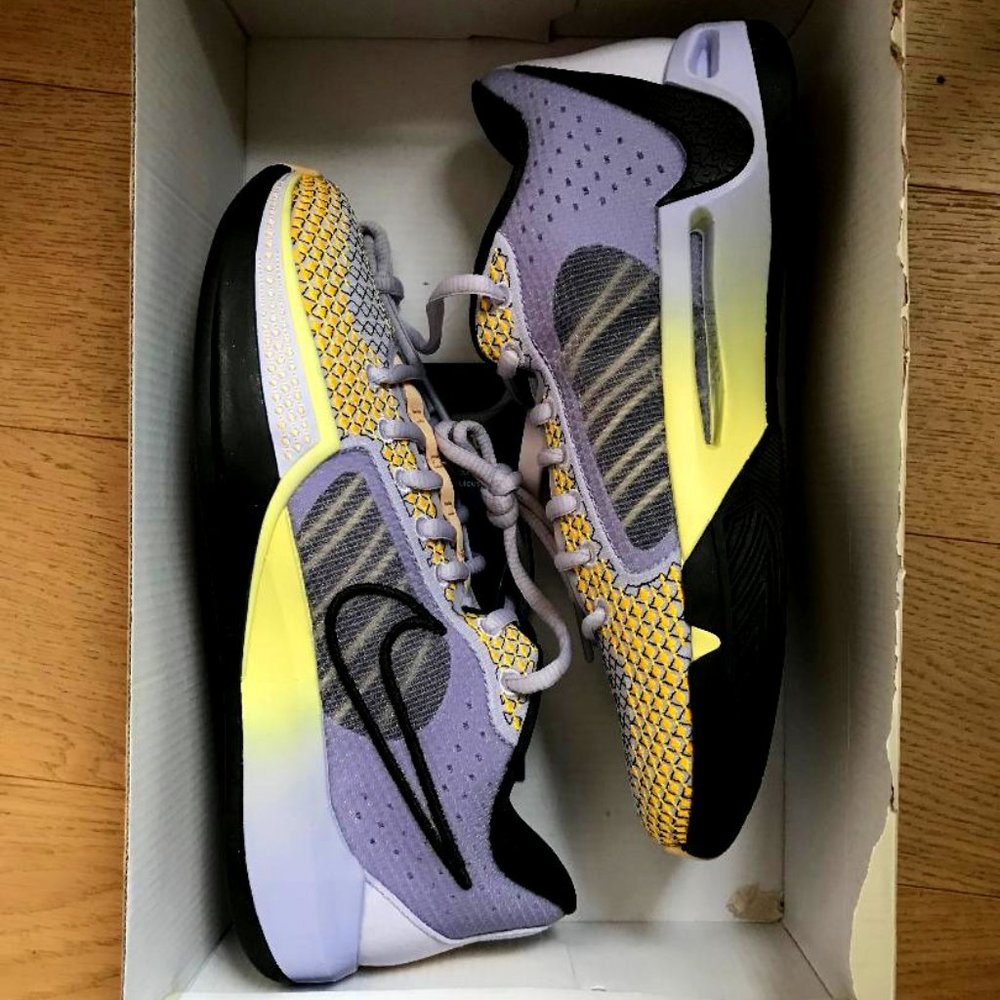 Nike Sabrina 1 Spark Oxygen Purple Lemon Chiffon FQ3381 501 Women's Size 6.5